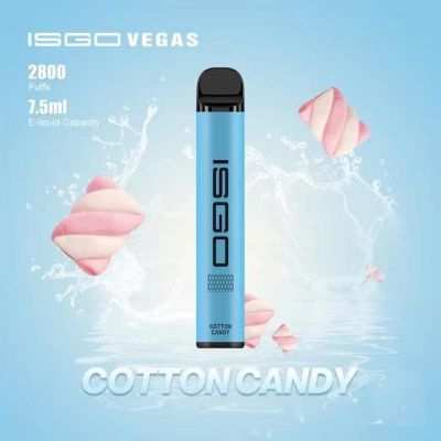 Isgo Disposable Vape Vegas 2800 Puffs Cotton Candy