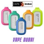image is showing insta bar 5000 puffs disposable vape it has many colors and flavors.