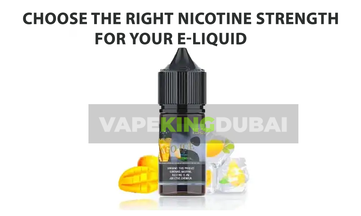 Choose The Right Nicotine Strength For Your E Liquid