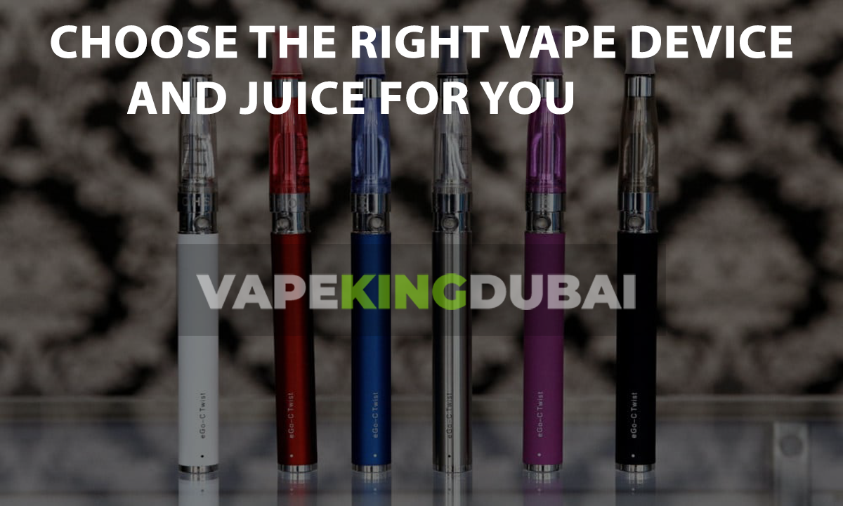 Choose The Right Vape Device And Juice For You