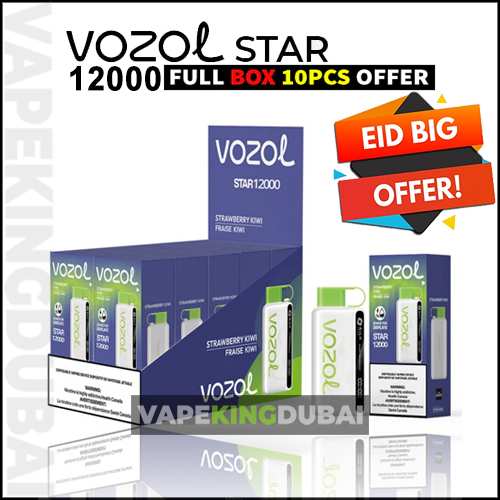 Vozol Star 12000 Puffs Full Box Vapekingdubai 1
