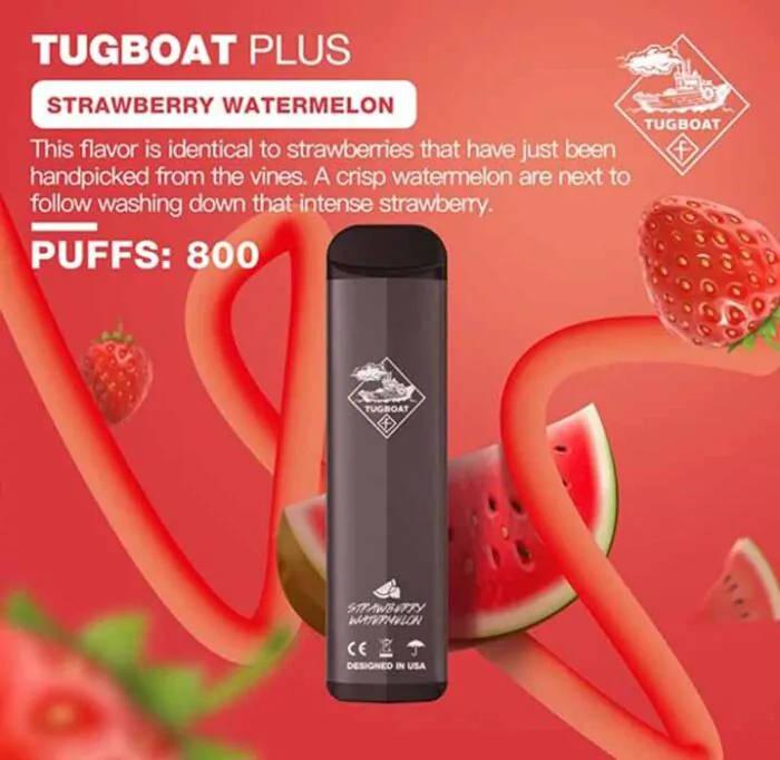 Tugboat Plus Disposable Vape Uae Strawberry Watermelon