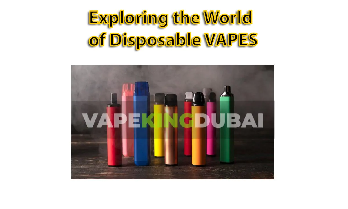 Exploring The World Of Disposable Vapes Vapekingdubai