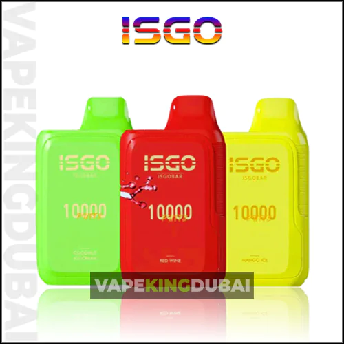Best Isgo Bar 10000 Puffs Disposable Vape Vapekingdubai